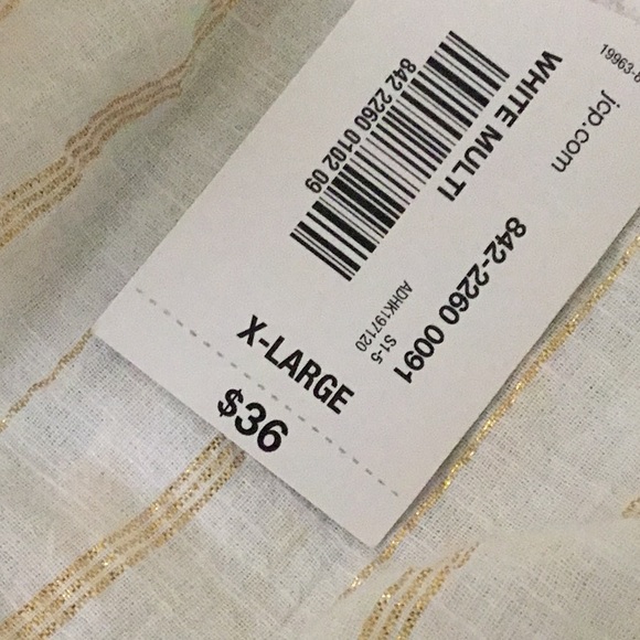 NWT White Colored Multi Tank ,XL - Picture 7 of 7